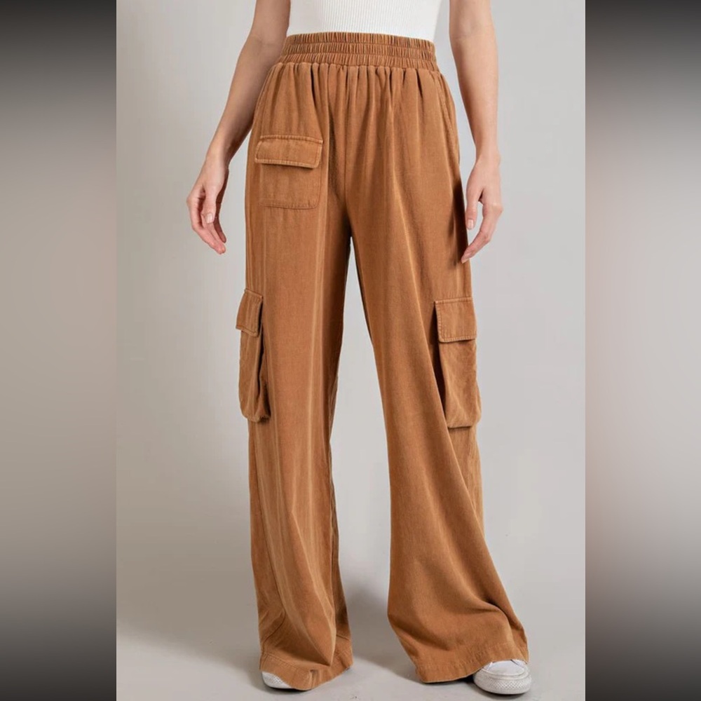 EE:SOME Mineral Wash Cargo Pants